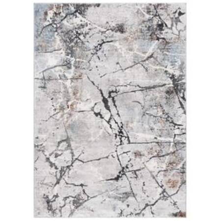 Safavieh 4 x 6 ft. Meadow 500 Rectangle Area Rug Light Grey & Black MDW597H-4